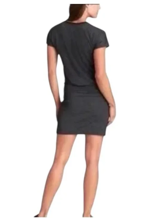 Athleta Midi Tunic Dress Black Size XL Spring Minimalist Vacation Soft Beach - Picture 12 of 15